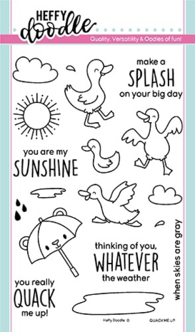 Heffy Doodle - Clear Stamps: Quack Me Up