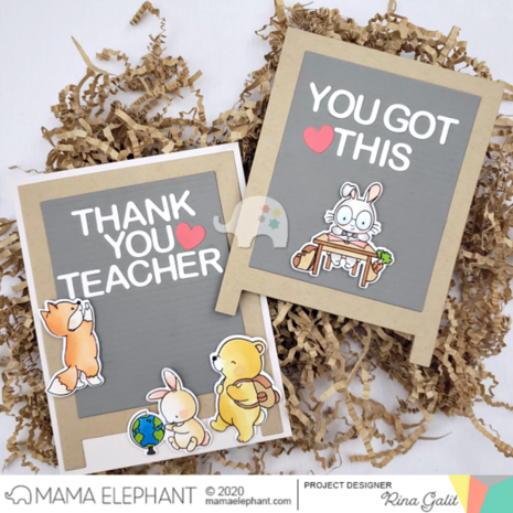 Mama Elephant - Clear Stamps: School Rules