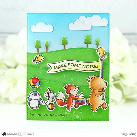 Mama Elephant - Clear Stamps: Animal Parade