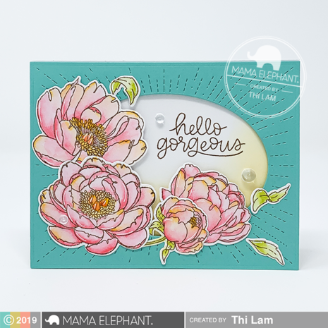 Mama Elephant - Clear Stamps: Organic Blooms