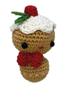 Hardicraft Crochet Kit: mini Gingerbread man