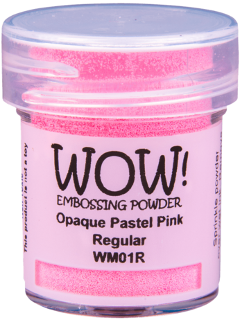 Wow! Embossing Powder: Opaque Pastel Pink