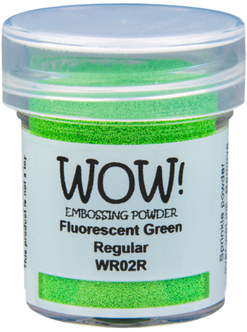 Wow! Embossing Powder: Fluorescent Green