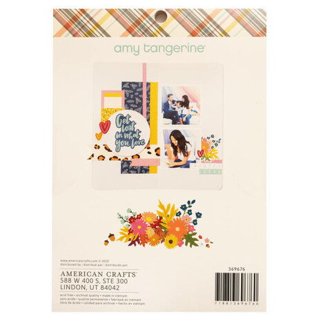 American Crafts - Amy Tangerine - 6"x8" Paper Pad: Late Afternoon 