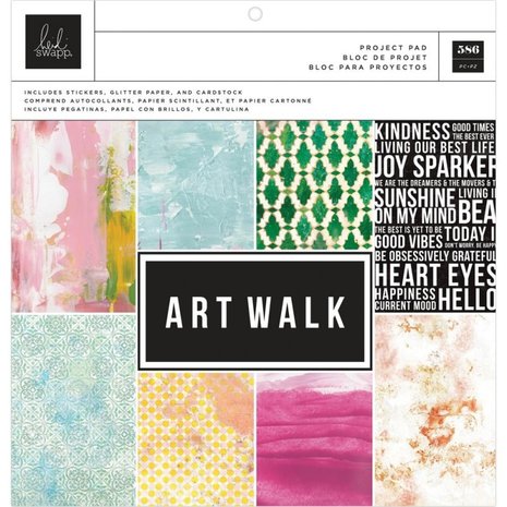Heidi Swapp - 12"x12" Project Pad: Art Walk