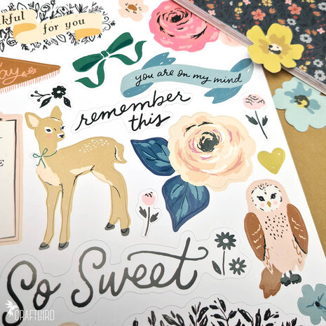 Crate Paper - Maggie Holmes - 6"x12" Sticker Sheet: Marigold