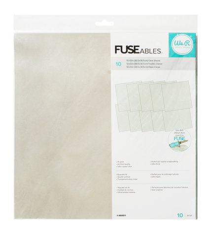 We R Memory Keepers - Fuseables Clear Sheets