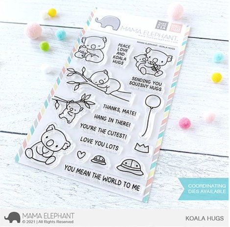 Mama Elephant - Clear Stamps: Koala Hugs