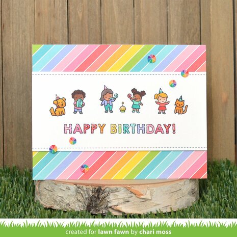 Lawn Fawn - Clear Stamps: Tiny Birthday Friends