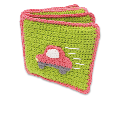 Hardicraft Crochet Kit: Soft Book "Vehicles"