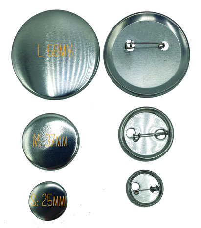 Large set Button Press refill 37 mm