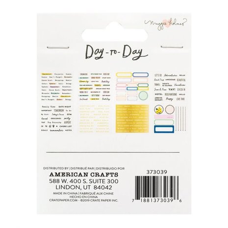 Crate Paper - Day to Day disc planner mini sticker book 2