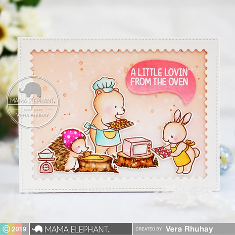 Mama Elephant - Clear Stamps: Baked With Love