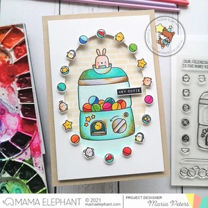 Mama Elephant - Clear Stamps: Lil Toy Machine