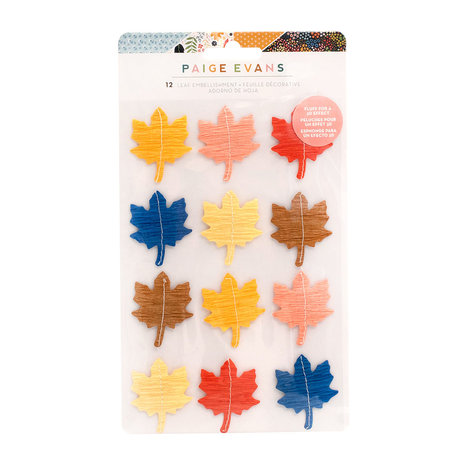American Crafts - Paige Evans - Leaf Embellishment Stickers: Bungalow Lane