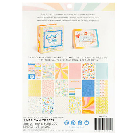 American Crafts - Obed Marshall - 6"x8" Paper Pad: Fantastico 