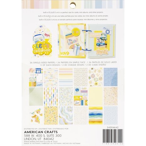 American Crafts - Obed Marshall - 6"x8" Paper Pad: Buenos Días