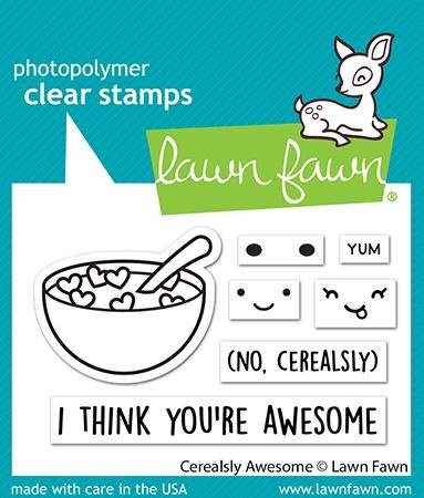 Lawn Fawn - Clear Stamps: Cerealsly Awesome