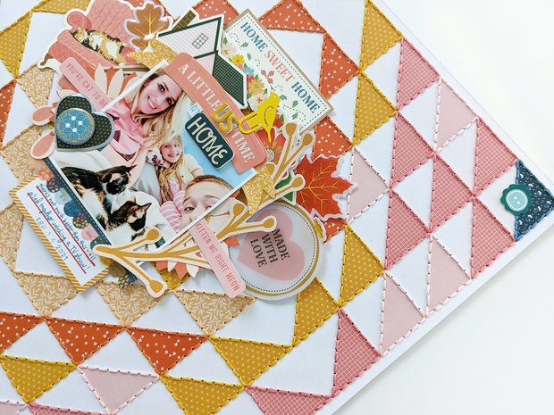 American Crafts - Paige Evans - Layered Banner Stickers: Bungalow Lane