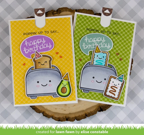 Lawn Fawn - Clear Stamps: Let's Toast