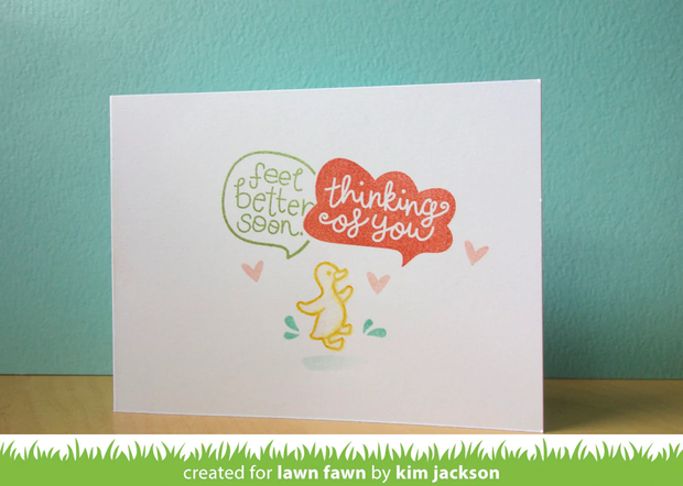 Lawn Fawn - Clear Stamps: Chit Chat