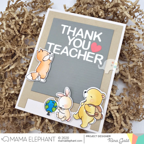 Mama Elephant - Creative Cuts: School Rules