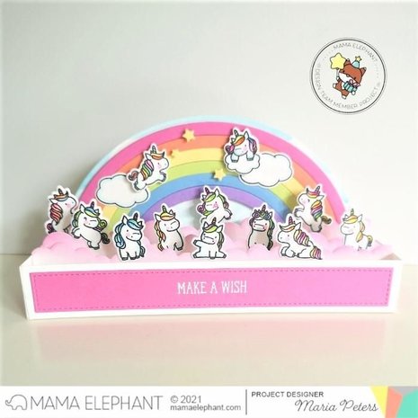 Mama Elephant - Creative Cuts: Slim Scenescape Rainbow Add