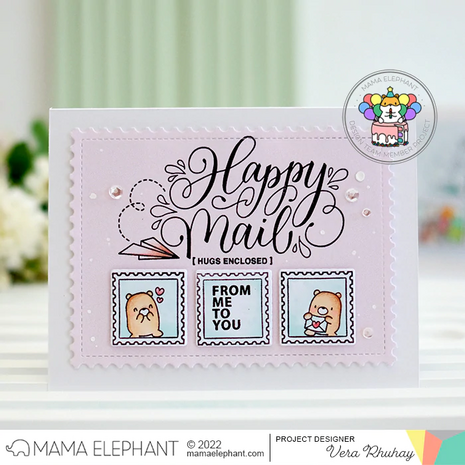 Mama Elephant - Creative Cuts: Little Agenda Postage