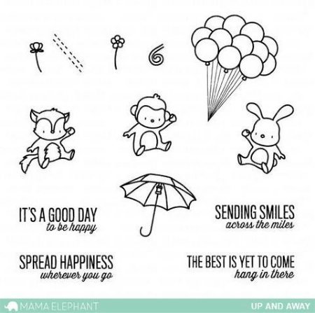 Mama Elephant - Clear Stamps: Up and Away
