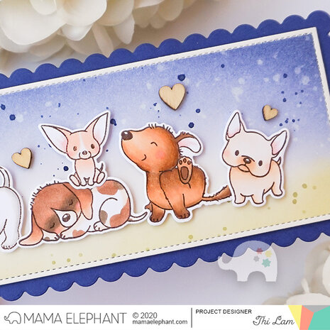 Mama Elephant - Clear Stamps: My Pet Puppies