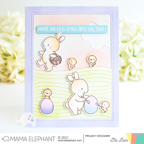 Mama Elephant - Clear Stamps: Eggtastic