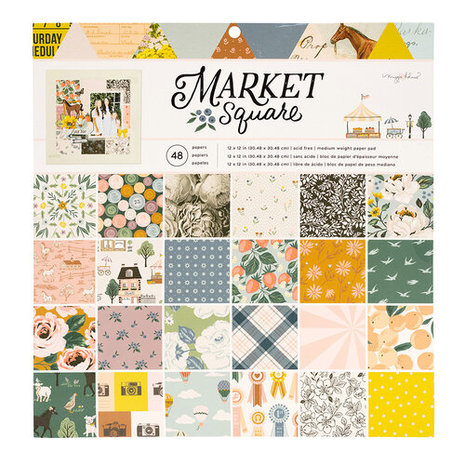 Maggie Holmes - 12"x12" Paper Pad: Market Square