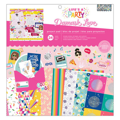 American Crafts - Damask Love - Project Pad: Life's a Party