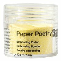 Paper Poetry - Embossingpuder: gelb perlmutter