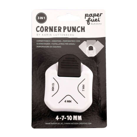 Paperfuel - 3 in 1 Corner Punch 4-7-10mm