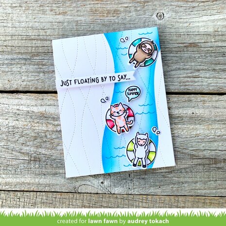 Lawn Fawn - Clear Stamps: Pool Party