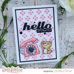 Time For Tea Designs - Clear Stamps: Let's Chat