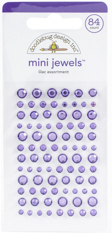 Doodlebug - Mini Jewels: Lilac assortment