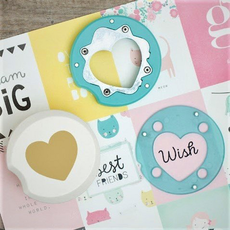 We R Memory Keepers - Heart Clear-Cut 2 Inch Punch
