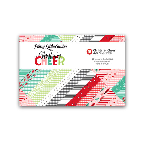 Pretty Little Studio - 6"x4" Paper Pack: Christmas Cheer