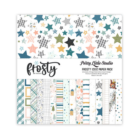 Pretty Little Studio - 12"x12" Paper Pack: Frosty