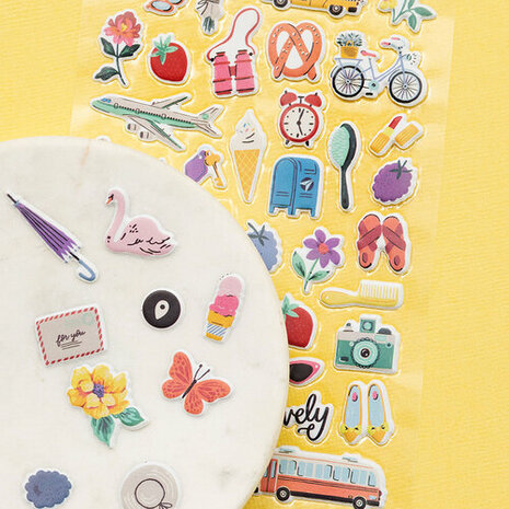 Maggie Holmes - Round Trip Collection - Puffy Stickers
