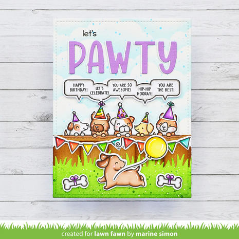 Lawn Fawn - Add-On Clear Stamps: Simply Celebrate Critters