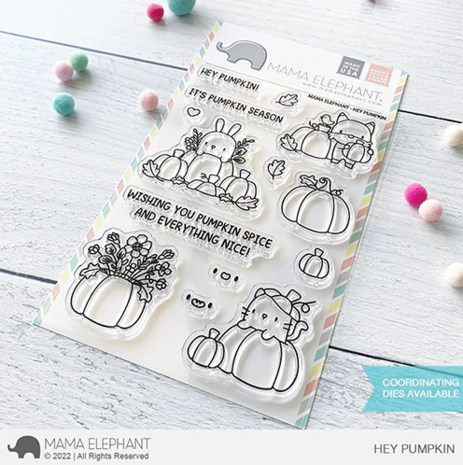 Mama Elephant - Clear stamps - Hey Pumpkin