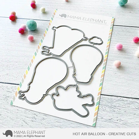 Mama Elephant - Creative Cuts - Hot Air Balloon