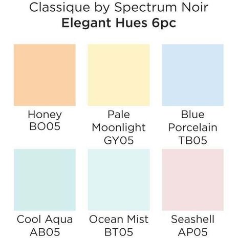 Spectrum Noir - Classique 'Hint Of' Markers Elegant Hues