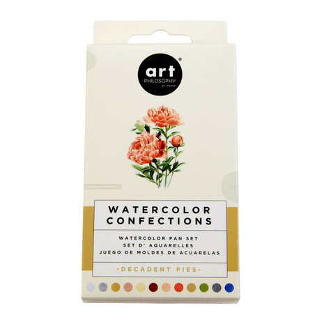Art Philosophy - Watercolor Confections - Decadent Pies