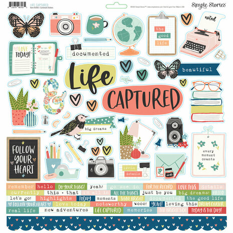 simple stories - 12"x12" collection kit: life captured