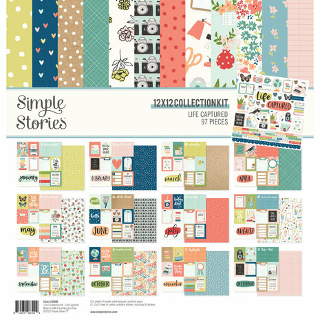simple stories - 12"x12" collection kit: life captured