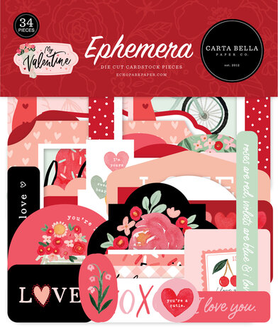 Carta Bella - My Valentine Ephemera